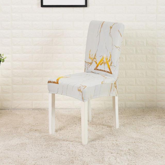 Floral Printing Chair Cover Elastic Anti-dirty Stretch Removable Hotel Banquet Kitchen Seat Case Washable Dining Chair Covering Washable Chair Seat Covers Protector for Dining Room Universal Spandex Solid Chair Slip Covers