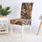 Floral Printing Chair Cover Elastic Anti-dirty Stretch Removable Hotel Banquet Kitchen Seat Case Washable Dining Chair Covering Washable Chair Seat Covers Protector for Dining Room Universal Spandex Solid Chair Slip Covers