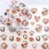 Flower Animal Designs Water Transfer Sticker Nail Art Decals Fashion Wraps Tips Manicure Tools Nail Watermark Decals iridescent Decoration Nail Self-Adhesive Decals Nail Stickers Water Transfer Fresh Nail Decals for Nail Art