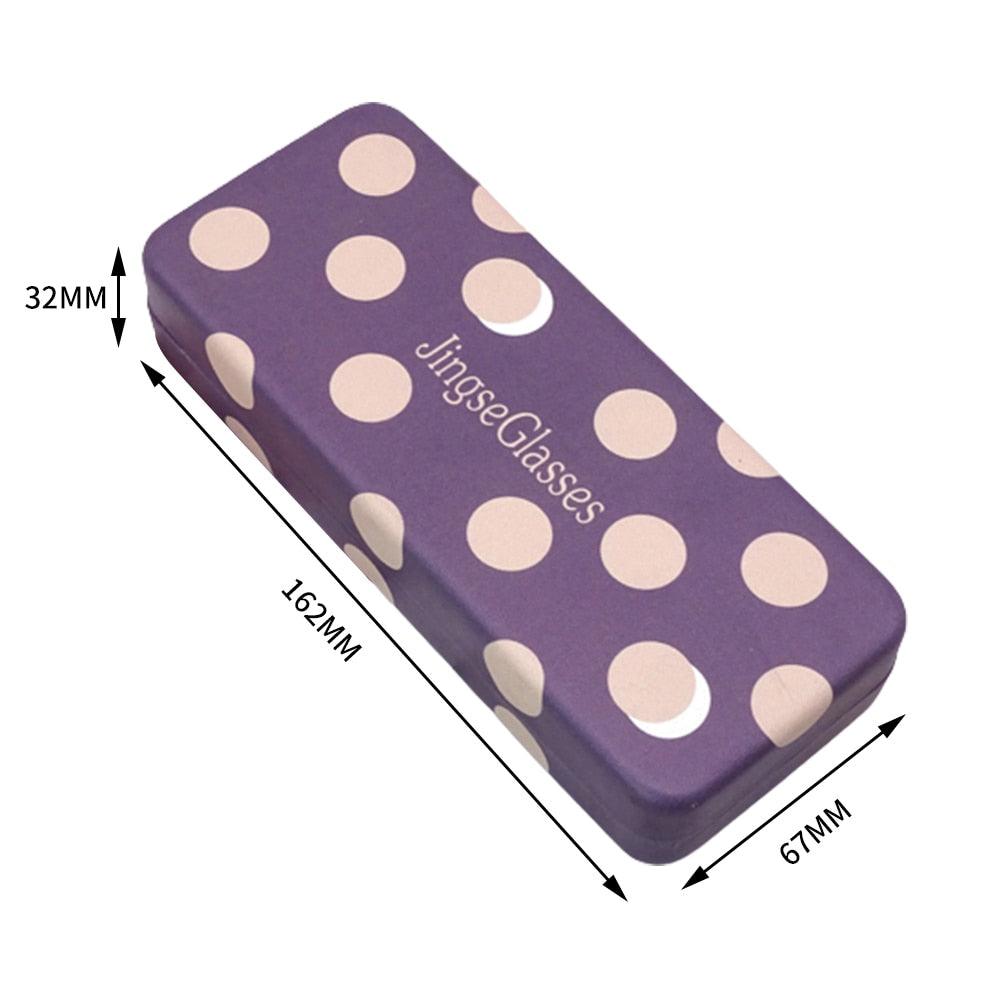 Flower Glasses Case Anti-Pressure Large Frame Glasses Storage Sunglasses Hard Eye Case Protector Eyewear Holder Hard Shell Eyeglasses Case Floral Flower Fabric Covered Clam Shell Style Eyeglass Case