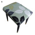 Flower Printed Seat Protector Square Stool Chair Cover Removable Dustproof Elastic Stool Covers For Bedroom Kitchen Square Stool Stool Covers Breathable Chair Seat Slipcover Barstool Cover for Rectangle Stools