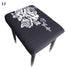 Flower Printed Seat Protector Square Stool Chair Cover Removable Dustproof Elastic Stool Covers For Bedroom Kitchen Square Stool Stool Covers Breathable Chair Seat Slipcover Barstool Cover for Rectangle Stools