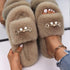 Fluffy Slippers Rhinestone Butterfly Faux Fur Slides Women Sandals Platform Flip Flops Crystal Indoor Slippers Faux Fur Slippers Comfy Open Toe Two Slides Lining And Rubber Sole