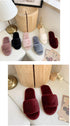 Fluffy Slippers Women Cozy Faux Fur Cross Indoor Floor Slides Flat Soft Furry Shoes Fluffy Furry Fur Slippers Flip Flop Open Toe Cozy House Memory Foam Sandals Slides Soft Flat Comfy Slippers