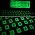 Fluorescent Keyboard Stickers Different Optional Language Luminous Waterproof Keyboard Protective Film Gaming Laptop Keyboard Skin Protector For Gaming Lovers