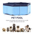 Foldable Dog Swimming Pool Pet Bath Swimming Tub Bathtub Outdoor  Pet Swimming Pool Collapsible Bathing Pool for Dogs Cats Kids PVC Collapsible Pool for Small Dogs Cats