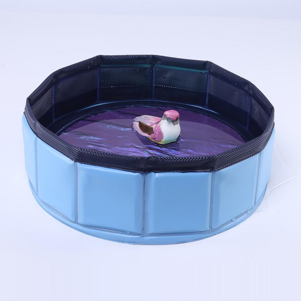 Foldable Dog Swimming Pool Pet Bath Swimming Tub Bathtub Outdoor  Pet Swimming Pool Collapsible Bathing Pool for Dogs Cats Kids PVC Collapsible Pool for Small Dogs Cats