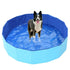 Foldable Pet Dog Cat Swimming Pool PVC Bathing Washing Dog Tub Bed Large Small Dog Swimming House Bed Summer Pool Portable Bathtubs PVC Non-Slip Foldable For small and Medium Dog