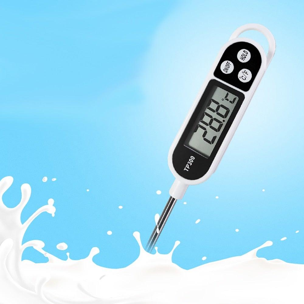 Food Thermometer TP300 Digital Candy Cooking Thermometer Kitchen Cooking Thermometer Instant Read for BBQ Grill Oil Milk Bath Water Deep Fry Candle Temperature Digital Kitchen Thermometer For Meat Cooking Food Probe BBQ Electronic Oven Kitchen Tools