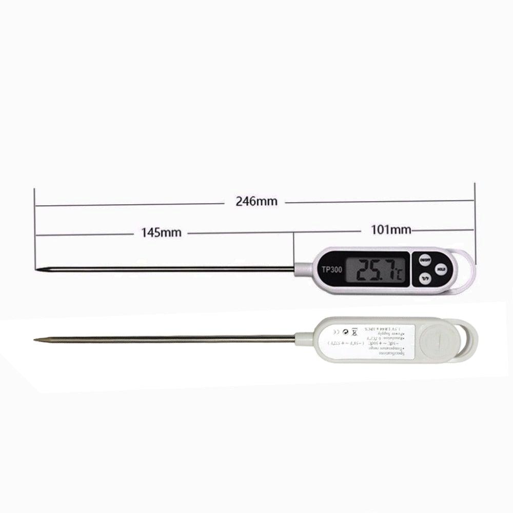 Food Thermometer TP300 Digital Candy Cooking Thermometer Kitchen Cooking Thermometer Instant Read for BBQ Grill Oil Milk Bath Water Deep Fry Candle Temperature Digital Kitchen Thermometer For Meat Cooking Food Probe BBQ Electronic Oven Kitchen Tools