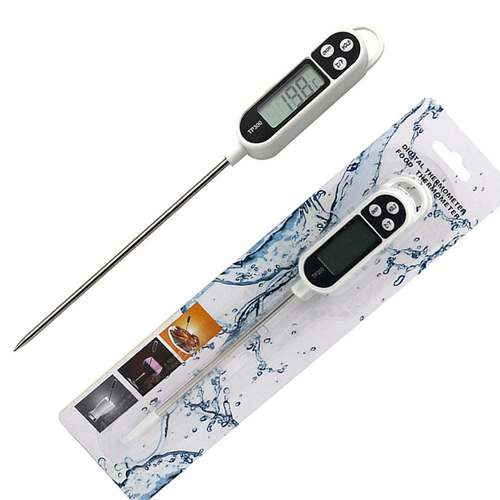 Food Thermometer TP300 Digital Candy Cooking Thermometer Kitchen Cooking Thermometer Instant Read for BBQ Grill Oil Milk Bath Water Deep Fry Candle Temperature Digital Kitchen Thermometer For Meat Cooking Food Probe BBQ Electronic Oven Kitchen Tools