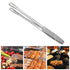 Food Tongs Stainless Steel Barbecue Tongs Meat Salad Steak Food Serving Tongs Tweezers Long BBQ Cooking Tongs Kitchen Utensils Stainless Steel Kitchen BBQ Tongs