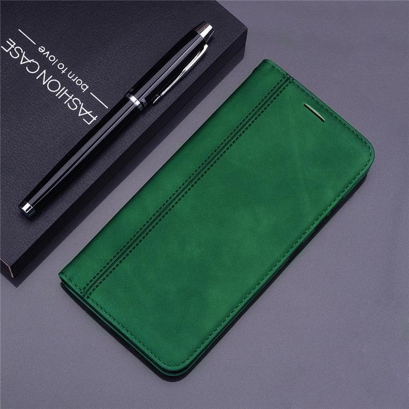 For Xiaomi Redmi Note 7 Case Leather Flip Redmi Note 7 Pro Wallet Magnetic Case For Xiaomi Redmi 7 Phone Cases Premium PU-Leather Flip Wallet Cover Phone Case