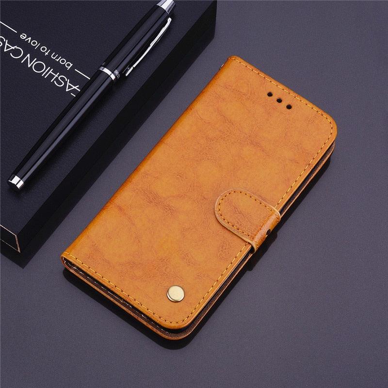 For Xiaomi Redmi Note 7 Case Leather Flip Redmi Note 7 Pro Wallet Magnetic Case For Xiaomi Redmi 7 Phone Cases Premium PU-Leather Flip Wallet Cover Phone Case