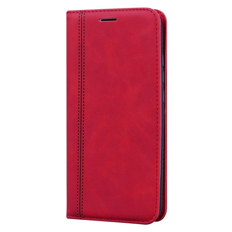 For Xiaomi Redmi Note 7 Case Leather Flip Redmi Note 7 Pro Wallet Magnetic Case For Xiaomi Redmi 7 Phone Cases Premium PU-Leather Flip Wallet Cover Phone Case