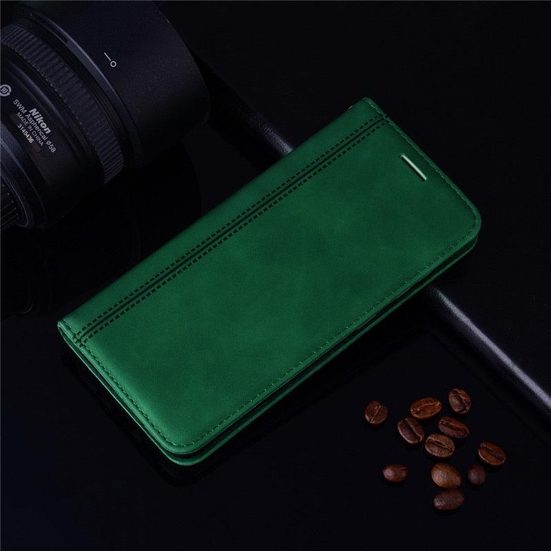 For Xiaomi Redmi Note 7 Case Leather Flip Redmi Note 7 Pro Wallet Magnetic Case For Xiaomi Redmi 7 Phone Cases Premium PU-Leather Flip Wallet Cover Phone Case