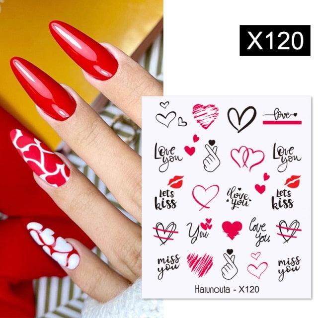 French Line Nail Water Decal Flower Marble Leaf Girl Stickers on Nails Water Ink Transfer Slider Nail Stickers Decor Kids Nails Art Decoration Nail Strips Shiny French Tip Guides Stickers French Nail Stickers Form Fringe Guides