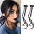 French Style Synthetic Air Bangs Women Fake Bangs Hair Piece Clip In Hair Extensions Blend Hair Clip In Hair Bangs Hairpiece Natural Flat Neat Bangs With Temples For Women One Piece Hairpiece