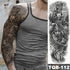 Full Arm Temporary Tattoos 8 Sheets and Half Arm Shoulder Waterproof Tattoos Elegant Large Lion Sleeve Sticker Tattoo Waterproof Temporary Big Wolf Tatoos For Men and Women - STEVVEX Beauty - 103, 3D Tattoo, Animal Tattoo, Arm Tattoo, Back Tattoo, Beauty, Big Tattoo, Black Tattoos, Body Tattoo, Extra Large Tattoo, Lion Tattoo, Men Tattoo, Mens Tattoo, Modern Tatoos, Tattoo, Tiger Tattoo, Waterproof Tattoo, Wolf Tattoo, Women Tattoo, Womens Tattoo - Stevvex.com