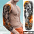 Full Arm Temporary Tattoos 8 Sheets and Half Arm Shoulder Waterproof Tattoos Elegant Large Lion Sleeve Sticker Tattoo Waterproof Temporary Big Wolf Tatoos For Men and Women - STEVVEX Beauty - 103, 3D Tattoo, Animal Tattoo, Arm Tattoo, Back Tattoo, Beauty, Big Tattoo, Black Tattoos, Body Tattoo, Extra Large Tattoo, Lion Tattoo, Men Tattoo, Mens Tattoo, Modern Tatoos, Tattoo, Tiger Tattoo, Waterproof Tattoo, Wolf Tattoo, Women Tattoo, Womens Tattoo - Stevvex.com