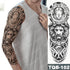 Full Arm Temporary Tattoos 8 Sheets and Half Arm Shoulder Waterproof Tattoos Elegant Large Lion Sleeve Sticker Tattoo Waterproof Temporary Big Wolf Tatoos For Men and Women - STEVVEX Beauty - 103, 3D Tattoo, Animal Tattoo, Arm Tattoo, Back Tattoo, Beauty, Big Tattoo, Black Tattoos, Body Tattoo, Extra Large Tattoo, Lion Tattoo, Men Tattoo, Mens Tattoo, Modern Tatoos, Tattoo, Tiger Tattoo, Waterproof Tattoo, Wolf Tattoo, Women Tattoo, Womens Tattoo - Stevvex.com