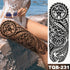 Full Arm Temporary Tattoos 8 Sheets and Half Arm Shoulder Waterproof Tattoos Elegant Large Lion Sleeve Sticker Tattoo Waterproof Temporary Big Wolf Tatoos For Men and Women - STEVVEX Beauty - 103, 3D Tattoo, Animal Tattoo, Arm Tattoo, Back Tattoo, Beauty, Big Tattoo, Black Tattoos, Body Tattoo, Extra Large Tattoo, Lion Tattoo, Men Tattoo, Mens Tattoo, Modern Tatoos, Tattoo, Tiger Tattoo, Waterproof Tattoo, Wolf Tattoo, Women Tattoo, Womens Tattoo - Stevvex.com