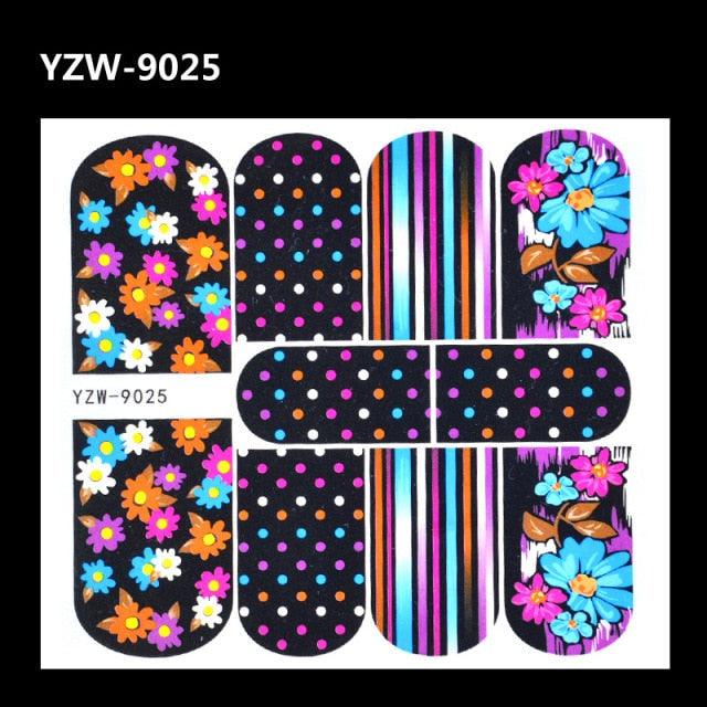 Full Beauty 1pc Black Flower Vine Nail Water Sticker Leaf Lace Design Slider Nail Art Decal Beauty Foils Decoration Nail Decals for Women Nail Art Stickers Water Transfer Decals Design Nail Art Supplies Manicure Acrylic Nail Foil Stencils Decorations