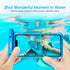 Full Display Waterproof Case for Phone Transparent Snow Underwater Swim Pouch Mobile Covers Design Waterproof Case For Swimming Compatible For iPhone Lightweight Smartphone Case