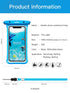 Full Display Waterproof Case for Phone Transparent Snow Underwater Swim Pouch Mobile Covers Design Waterproof Case For Swimming Compatible For iPhone Lightweight Smartphone Case