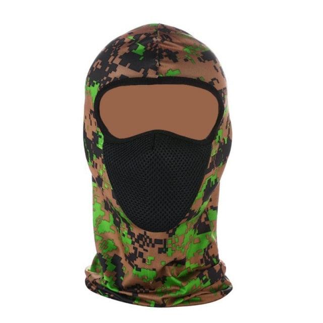 Full Face Cover hat Balaclava Hat Army Tactical CS Winter Ski Cycling Hat Sun protection Scarf Warm Face Masks Motorbike Biker Racing Breather Mask Tactical Airsoft Cap Scarf Mask Ski Hat Spring Summer For Men Women