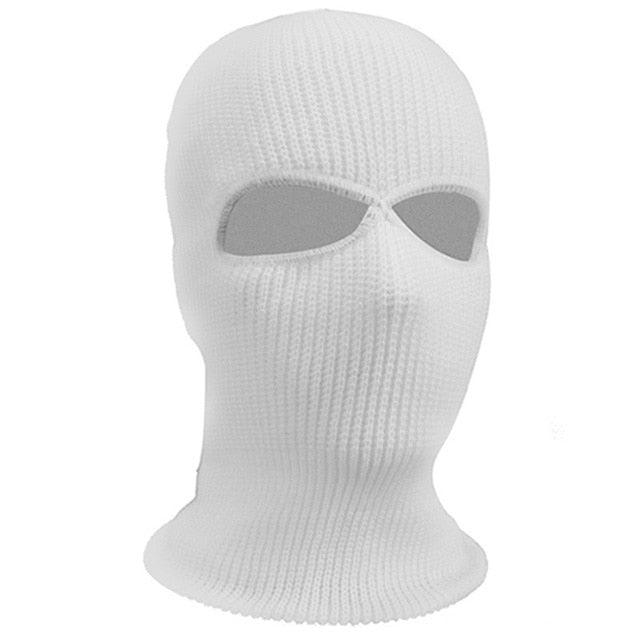 Full Face Cover Mask Three 3 Hole Balaclava Knit Hat Army Tactical CS Winter Ski Cycling Mask Beanie Hat Scarf Warm Face Masks Knit Hat Full Face Cover Balaclava Hats Funny Party Embroidery Beanies Caps Hole Knitted Full Face Cover