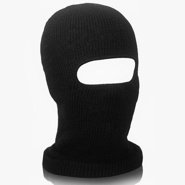 Full Face Cover Ski Mask Hat 3 Holes Balaclava Army Tactical CS Windproof Knit Beanies Bonnet Winter Warm Unisex Caps Neck Gaiter, Winter Balaclava Warm Knit Beanie for Outdoor Sports Outdoor Full Face Cover Thermal Ski Mask One Size