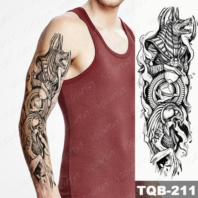 Full Women Man Realistic Waterproof Temporary Tattoo Tiger Stickers Luxury Big Design For Arm Thigh - STEVVEX Beauty - 103, 3D Tattoo, Animal Tattoo, Arm Tattoo, Beauty, Big Tattoo, Black Tattoos, Body Tattoo, Colorful Tattoo, Extra Large Tattoo, Fashion Tattoo, Girls Tattoo, Large Black Tattoo, Large Tattoo, Leg Tattoo, Lion Tattoo, Luxury Tattoo, Men Tattoo, Mens Tattoo, Stylish Tattoo, Tattoo, Waterproof Tattoo, Women Tattoo, Womens Tattoo - Stevvex.com