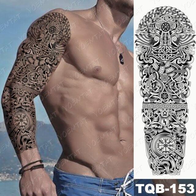 Full Women Man Realistic Waterproof Temporary Tattoo Tiger Stickers Luxury Big Design For Arm Thigh - STEVVEX Beauty - 103, 3D Tattoo, Animal Tattoo, Arm Tattoo, Beauty, Big Tattoo, Black Tattoos, Body Tattoo, Colorful Tattoo, Extra Large Tattoo, Fashion Tattoo, Girls Tattoo, Large Black Tattoo, Large Tattoo, Leg Tattoo, Lion Tattoo, Luxury Tattoo, Men Tattoo, Mens Tattoo, Stylish Tattoo, Tattoo, Waterproof Tattoo, Women Tattoo, Womens Tattoo - Stevvex.com