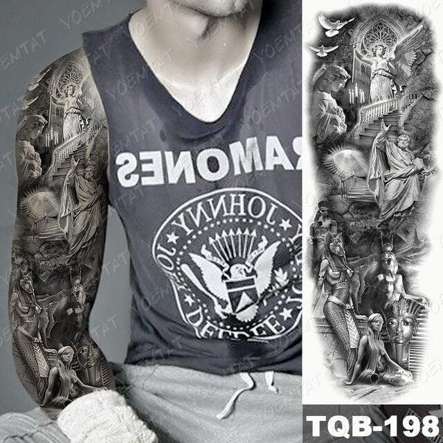 Full Women Man Realistic Waterproof Temporary Tattoo Tiger Stickers Luxury Big Design For Arm Thigh - STEVVEX Beauty - 103, 3D Tattoo, Animal Tattoo, Arm Tattoo, Beauty, Big Tattoo, Black Tattoos, Body Tattoo, Colorful Tattoo, Extra Large Tattoo, Fashion Tattoo, Girls Tattoo, Large Black Tattoo, Large Tattoo, Leg Tattoo, Lion Tattoo, Luxury Tattoo, Men Tattoo, Mens Tattoo, Stylish Tattoo, Tattoo, Waterproof Tattoo, Women Tattoo, Womens Tattoo - Stevvex.com