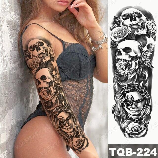 Full Women Man Realistic Waterproof Temporary Tattoo Tiger Stickers Luxury Big Design For Arm Thigh - STEVVEX Beauty - 103, 3D Tattoo, Animal Tattoo, Arm Tattoo, Beauty, Big Tattoo, Black Tattoos, Body Tattoo, Colorful Tattoo, Extra Large Tattoo, Fashion Tattoo, Girls Tattoo, Large Black Tattoo, Large Tattoo, Leg Tattoo, Lion Tattoo, Luxury Tattoo, Men Tattoo, Mens Tattoo, Stylish Tattoo, Tattoo, Waterproof Tattoo, Women Tattoo, Womens Tattoo - Stevvex.com