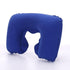 Functional Inflatable Neck Pillow Inflatable U Shaped Travel Pillow Car Head Neck Rest Air Cushion for Travel Neck Pillow Functional U-Shape Travel Pillow For Airplane Inflatable Neck Pillow Travel Accessories Comfortable Sleep Pillows