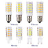 G9 G4 E14 LED Bulb 5W AC220V LED Corn Lamp SMD 2835 51LEDs White / Warm white Replace halogen lamp 1PCS Bulb Dimmable 4W, 40 Watt T4 G9 Halogen Equivalent, 2700K Soft Warm White, 120V No-Flicker, Chandelier Lighting