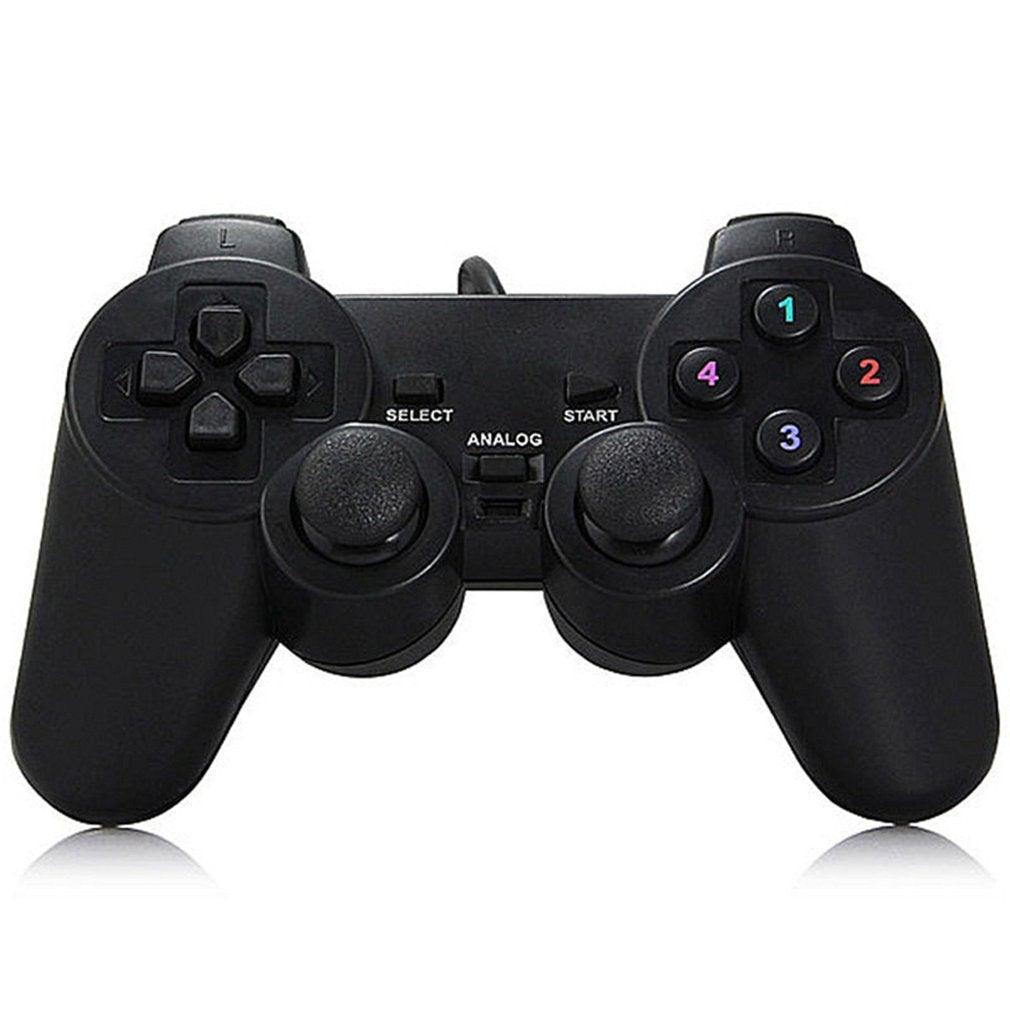 Gaming Quality Black Joystick Shock Gamepad Controller Compatible With PC Laptop Computer - STEVVEX Game - 221, best quality joystick, controller for pc, game, Game Pads for mobile, gamepad joystick, games accessories, joystick, joystick for games, lightweight Game Pad, portable game pad, Quality Game Pad, Simple Controller, Simple Game Controller, sustainable joystick - Stevvex.com