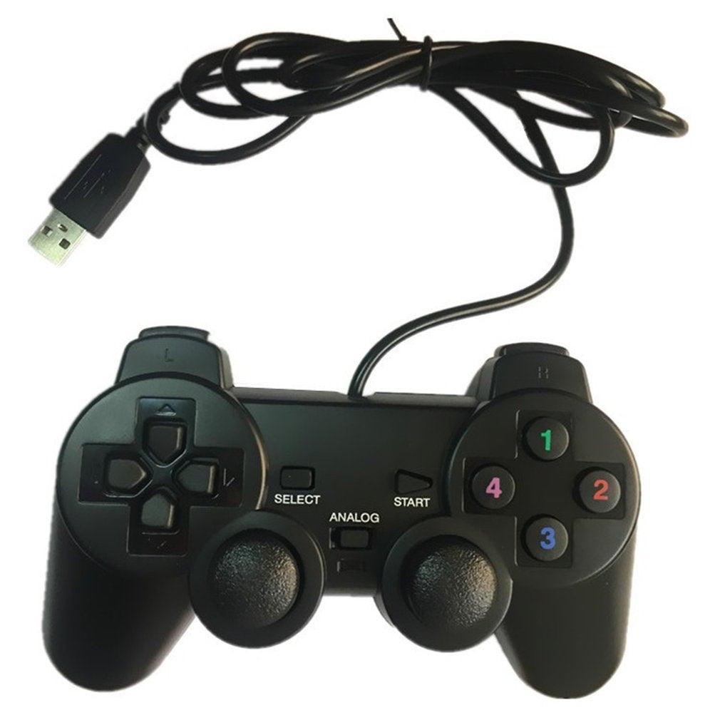 Gaming Quality Black Joystick Shock Gamepad Controller Compatible With PC Laptop Computer - STEVVEX Game - 221, best quality joystick, controller for pc, game, Game Pads for mobile, gamepad joystick, games accessories, joystick, joystick for games, lightweight Game Pad, portable game pad, Quality Game Pad, Simple Controller, Simple Game Controller, sustainable joystick - Stevvex.com