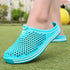 Garden Clog Women Quick Drying Summer Beach Slipper Flat Outdoor Sandals Breathable Mesh Sandals Beach Footwear Anti-Slip Slippers Quick Drying Sandals