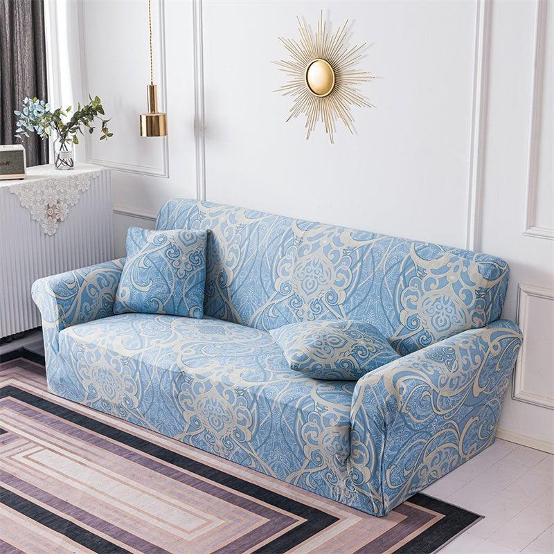 Geometric Sofa Covers Stretch Plaid Sofa Slipcovers for Living Room Elastic Sofa Cover Couch Armchair Cover Towel 1 2 3 4 Seater Slipcover For Sofas Loveseat Armchair Living Room Universal Furniture