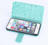 Girls Flip Wallet Case For iPhone 13 12 Mini Stand Leather Back Cover Cute Wallet Design PU Leather Phone Case For iPhone