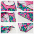 Girls Swimsuit Kids Swimwear Cute Print Kids Bikini Sets Girls Swimsuits Two Piece Bathing Suit Sets 3D Printed Swimwear Ruffle Style Children Swimwear Kids Beach Wear 2-16 Year