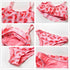 Girls Swimsuit Kids Swimwear Cute Print Kids Bikini Sets Girls Swimsuits Two Piece Bathing Suit Sets 3D Printed Swimwear Ruffle Style Children Swimwear Kids Beach Wear 2-16 Year