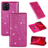 Glitter Leather Magnetic Flip Case for IPhone 14 13 11 12 Mini Pro Max Wallet Card Holder Cover Flip Shockproof Leather Wallet Case With Stand Silicone Bumper Cover