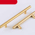 Gold Kitchen Door T Bar Straight Cupboard Handle Knobs Cabinet Pull Aluminum Alloy Handles Furniture Handle T Bar Handles for Kitchen Cabinets Door Brushed Brass Drawer Pulls Knobs Stainless Steel Furniture Hardware