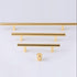 Gold Kitchen Door T Bar Straight Cupboard Handle Knobs Cabinet Pull Aluminum Alloy Handles Furniture Handle T Bar Handles for Kitchen Cabinets Door Brushed Brass Drawer Pulls Knobs Stainless Steel Furniture Hardware