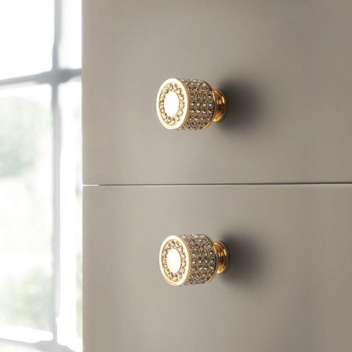 Gold Luxury Door Handles Zinc Alloy Cabinet Handle Drawer Knobs European Wardrobe Pulls Kitchen Furniture Handle Wardrobe Drawer Dresser Closet Furniture Door Handles Knobs Kitchen Office Home Hardware