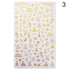 Gold Silver White Snowflakes 3D Nail Stickers Iridescent Self Adhesive Transfer Decals Manicures Art Decoration Slider  Nails Decals Sticker Hot Sexy Girl Tip Back Glue Decal Cool Lollipop Self Adhesive Acrylic Tips Tool Decoration